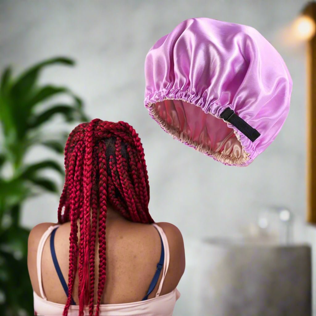 Bonnet en satin - Elastique™ violet - Ma Couronne Curly