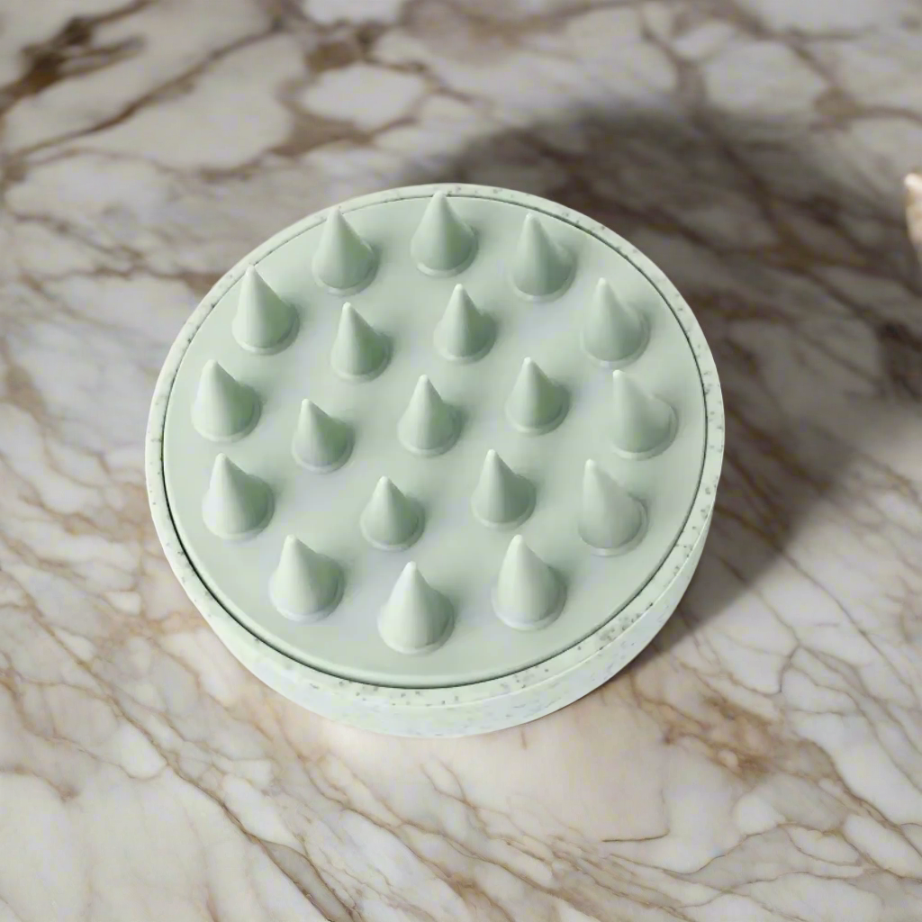 brosse-a-cheveux-massagecomb-brosse-shampoing-massage-vert