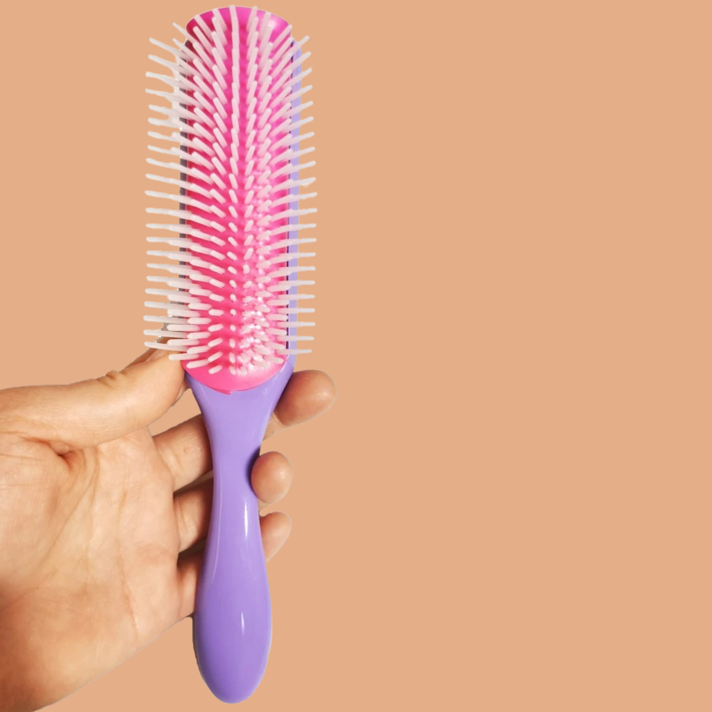 brosse-cheveux-shineglide-brosse-cheveux-bouclés-noir-rose-compacte