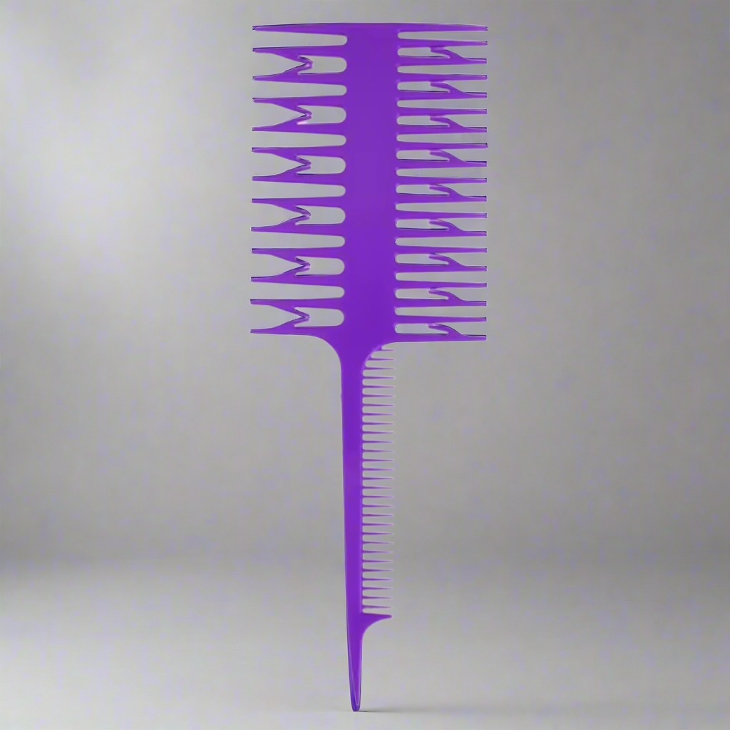 peigne-à-cheveux-procomb-soins-capillaires-violet