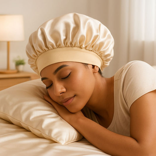 bonnet en satin 