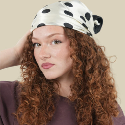 Foulard Parisienne 2 lot poid noir femme cheveux
