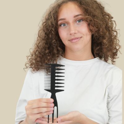 Afro peigne CurlyLift cheveux bouclés frisés crépus afro