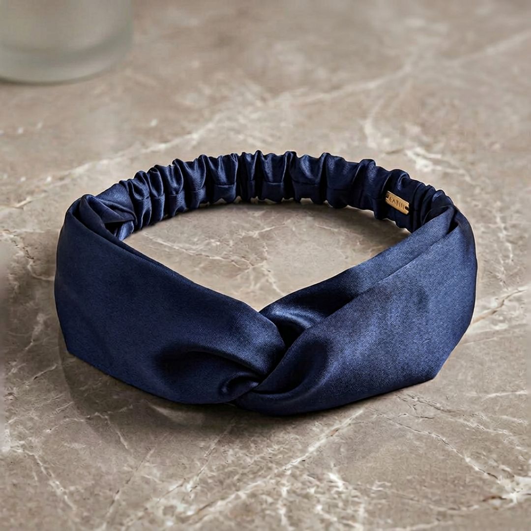 Bandeau Cheveux Maintien Essentiel bleu femme serre tête
