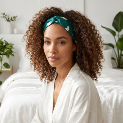 Bandeau Tons aurora femme cheveux confortable 3 bandeaux motifs couleurs femme cheveux bouclés