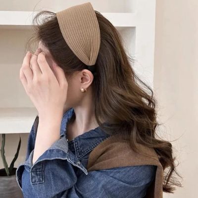 Bandeau cheveux Bending beige femme