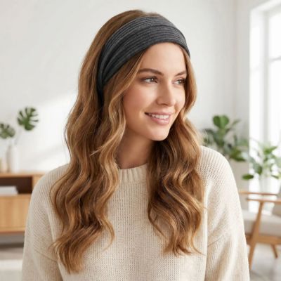 Bandeau cheveux Flow gris femme pas serré