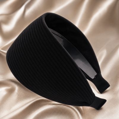 Bandeau cheveux Flow noir lot de 2 pas serre serré tête