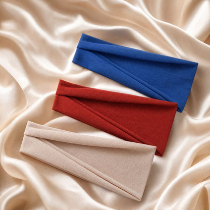 Bandeau cheveux femme Couleurs Signature bleu rouge beige
