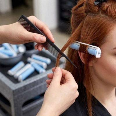 Bigoudis Confort Naturel bleu ma couronne curly boucles