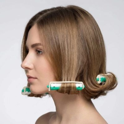 Bigoudis Confort Naturel vert ma couronne curly boucles cheveux