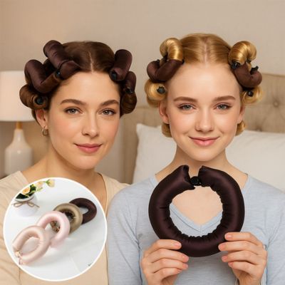 Bigoudis SatinBoucle 4 bigoudis cheveux bouclés femme