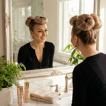 Bigoudis cheveux DreamCurls boucles larges longue tenue rouge longue tenue