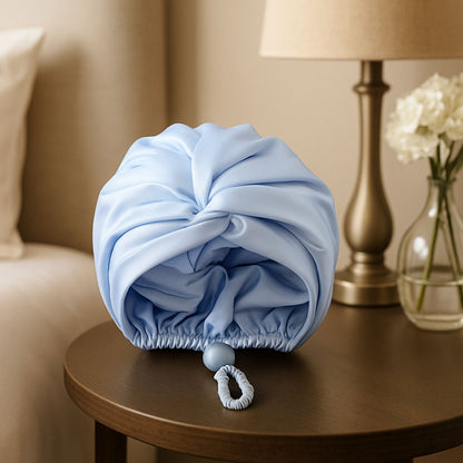 Bonnet de nuit Sanuit Bleu cheveux qualité réglable
