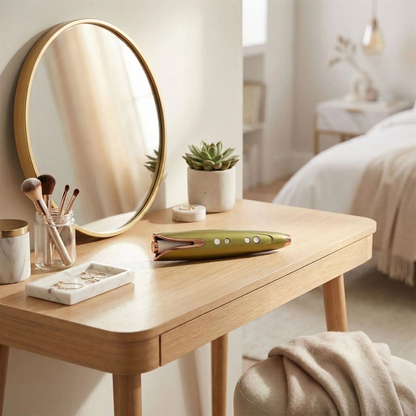 Boucleur Cheveux ProWave Vert sans fil automatique ions négatifs 4 températures