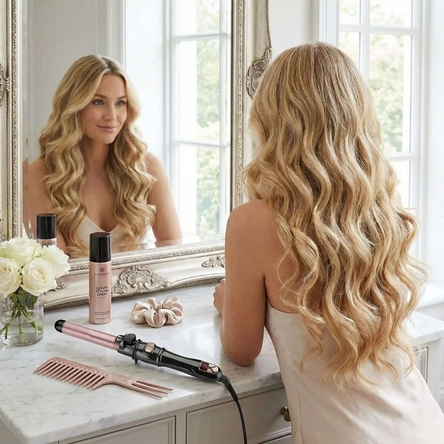 Boucleur pour cheveux RevoCurl thermoprotecteur boucles longue tenue femme