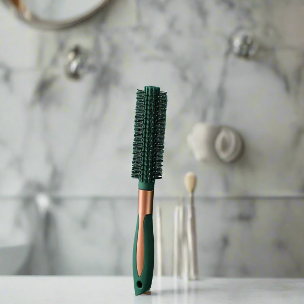 Brosse à cheveux antistatique brosse verte brushing cheveux bouclés