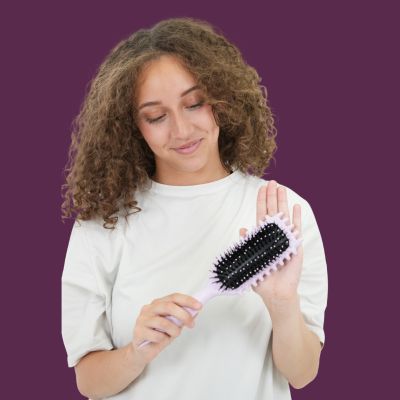 Brosse à cheveux bouclés CurlDefine violet