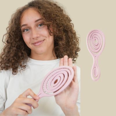 Brosse cheveux bouclés Démêlante cheveux bouclés frisés femme