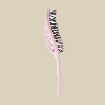 Brosse cheveux bouclés Démêlante cheveux bouclés frisés rose confort