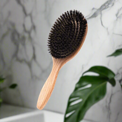 Brosse poil de sanglier cheveux soyeux grand format SoftGlide