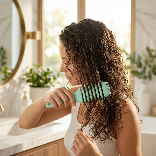 Brosse à cheveux bouclés CurlDefine définition boucles cheveux démêlage