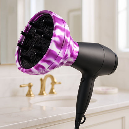 Diffuseur cheveux Anti Frisottis Violet cheveux bouclés séchage performant