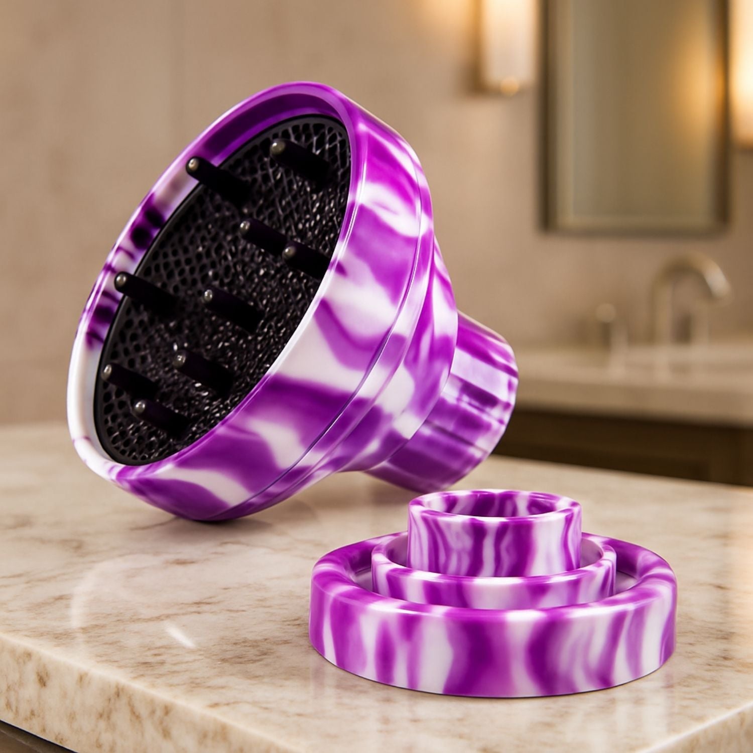 Diffuseur cheveux Anti Frisottis Violet