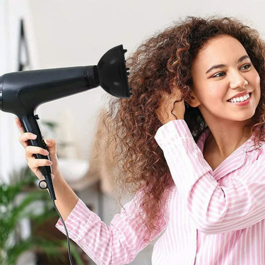 Diffuseur seche cheveux universel cheveux bouclés ondulés texturés coiffure