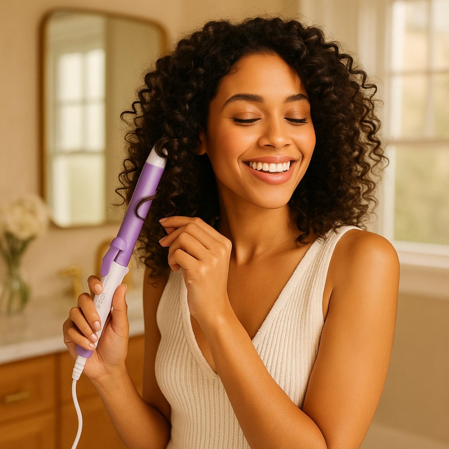 FER A BOUCLER EasyCurl femme boucles sérrées