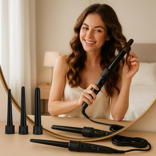 Fer A Friser CurlMaster 3 en 1 boucleur cheveux 3 embouts 