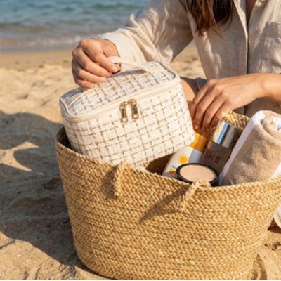 Trousse de voyage Curl Essentials blanc plage