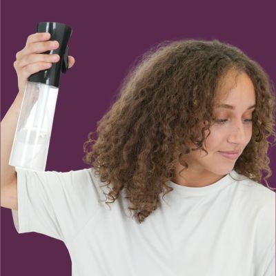 Vaporisateur Cheveux HydraBoucles noir refresh boucles