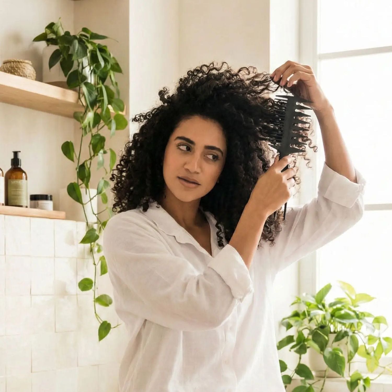 afro peigne curlylift femme cheveux boucles volume afro cheveux afro