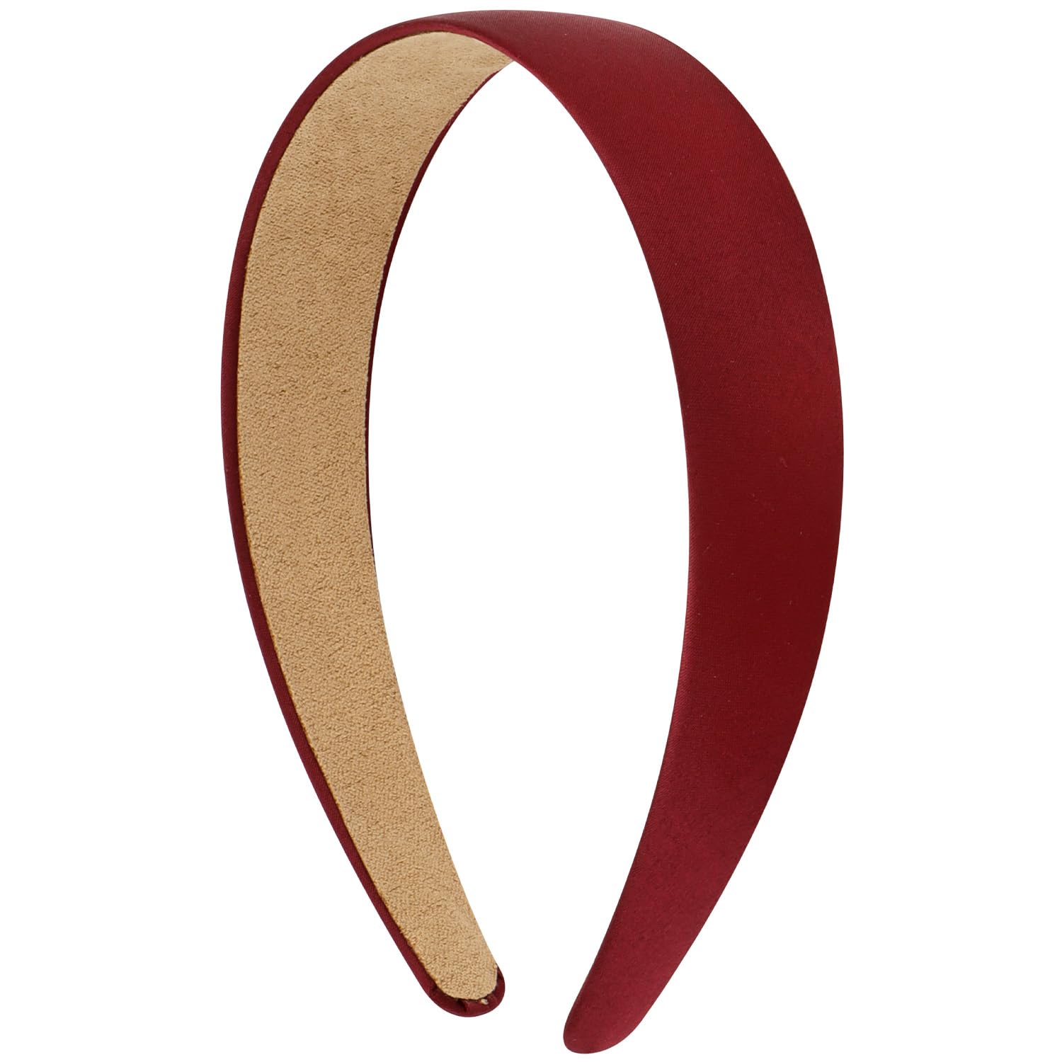 Bandeau Cheveux Femme - SilkBand™ - Rouge Vin - Ma Couronne Curly