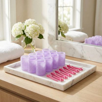 bigoudis cheveux bouclés violet flexcurl sans accroche