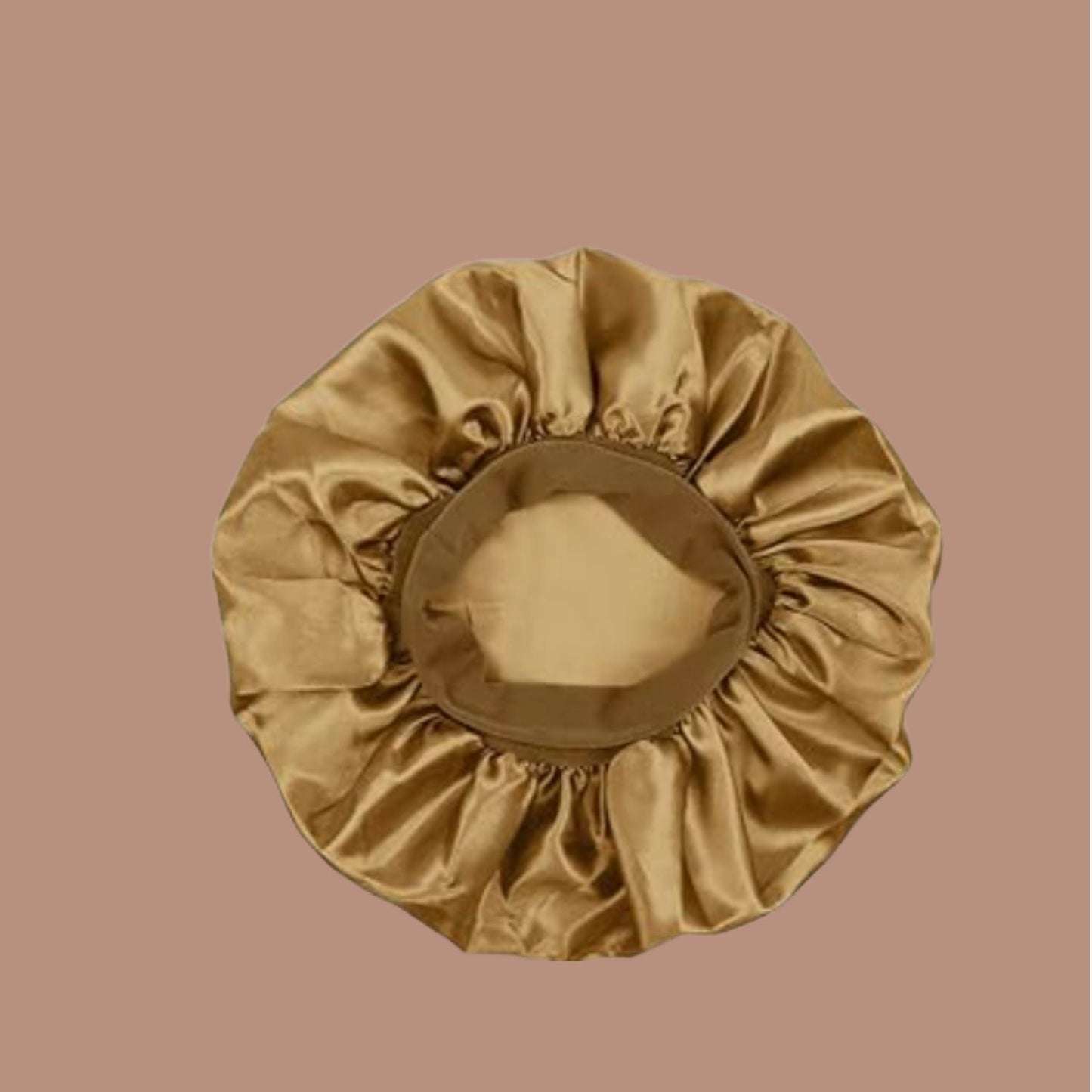 Bonnet en satin cheveux bouclés - Charlotte™ doré - Ma Couronne Curly