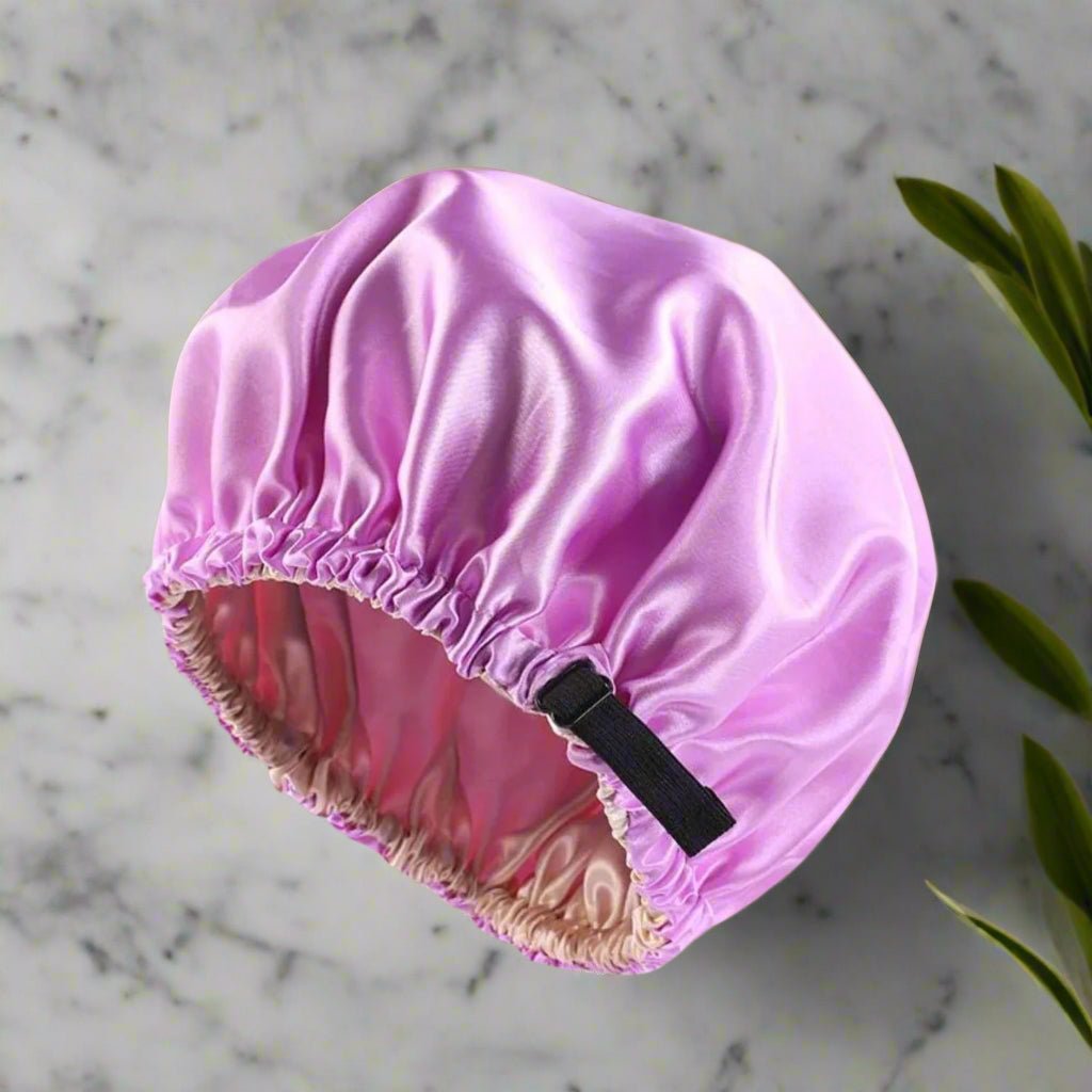 Bonnet en satin - Elastique™ violet - Ma Couronne Curly
