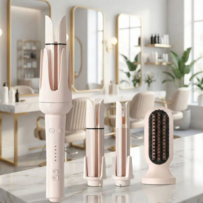 boucleur à Cheveux SuperCurl embouts 4 en 1 brosse chauffante boucleur automatique