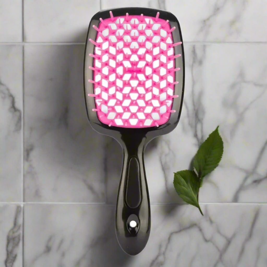 brosse-cheveux-easydetangle-brosse-démêlante-massante-cheveux-bouclés-rose