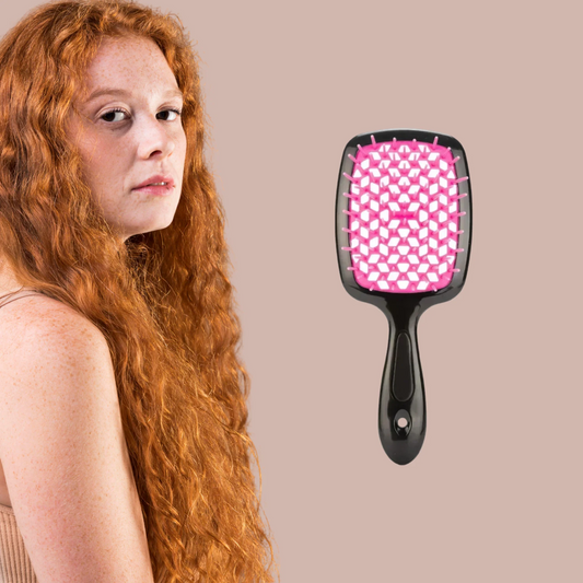 brosse-cheveux-easydetangle-brosse-démêlante-rose-cheveux-bouclés