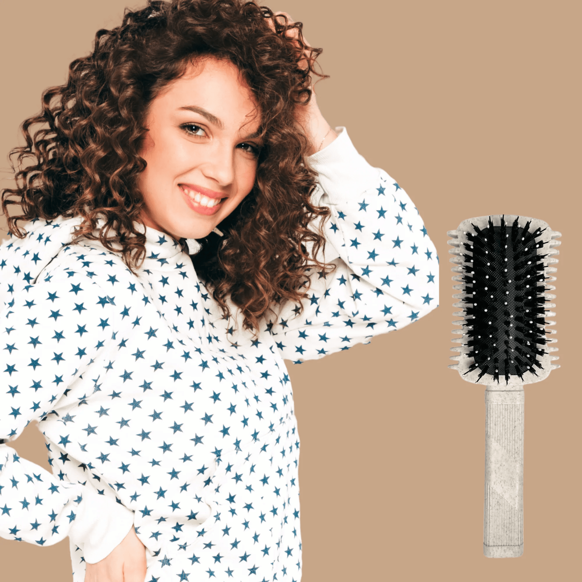 Brosse pour cheveux bouclés - CurlTamer™ - Ma Couronne Curly