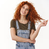 cheveux bouclés femme cheveux soyeux texturés frisés