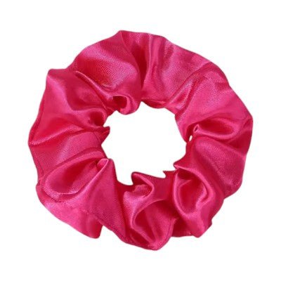 Chouchou Satin - RetroChicScrunchies™ - Rose Fuchsia - Ma Couronne Curly