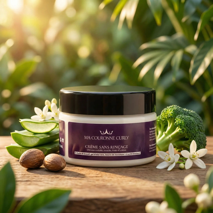 crème sans rincage ma couronne curly cheveux texturés 