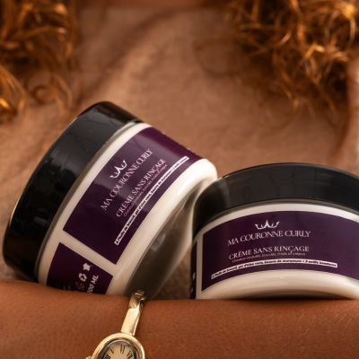 crème cheveux sans rinçage cheveux bouclés frisés crépus ondulés