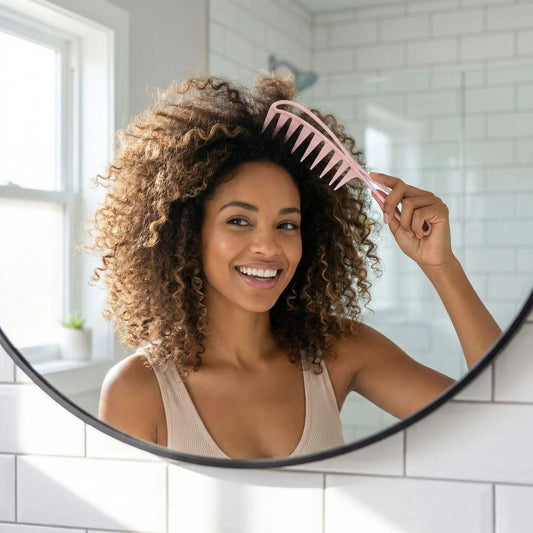 peigne à cheveux curlflow volume afro cheveux bouclés frisés 