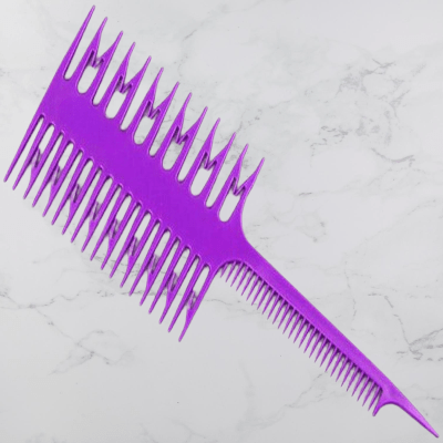 Peigne à Dents Larges - ProHairComb™ - Mauve - Ma Couronne Curly