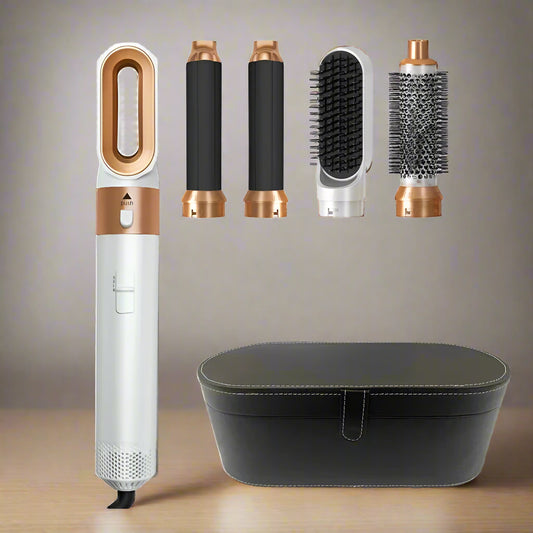 seche-cheveux-HairDryerSet-Dore-brosse-chauffante-boite-noir